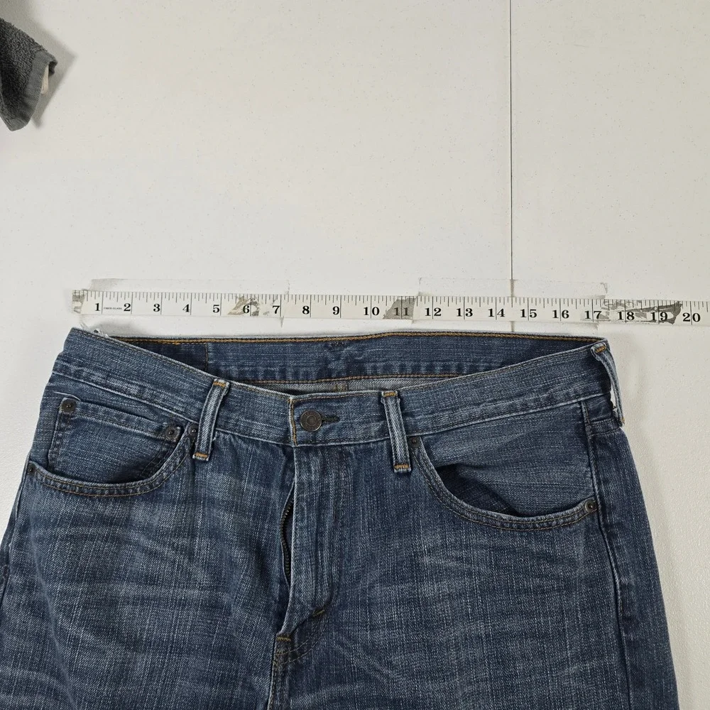 Levi Strauss & Co 527 Mens Bootcut Jeans Dark‎ Wash Size 34x30